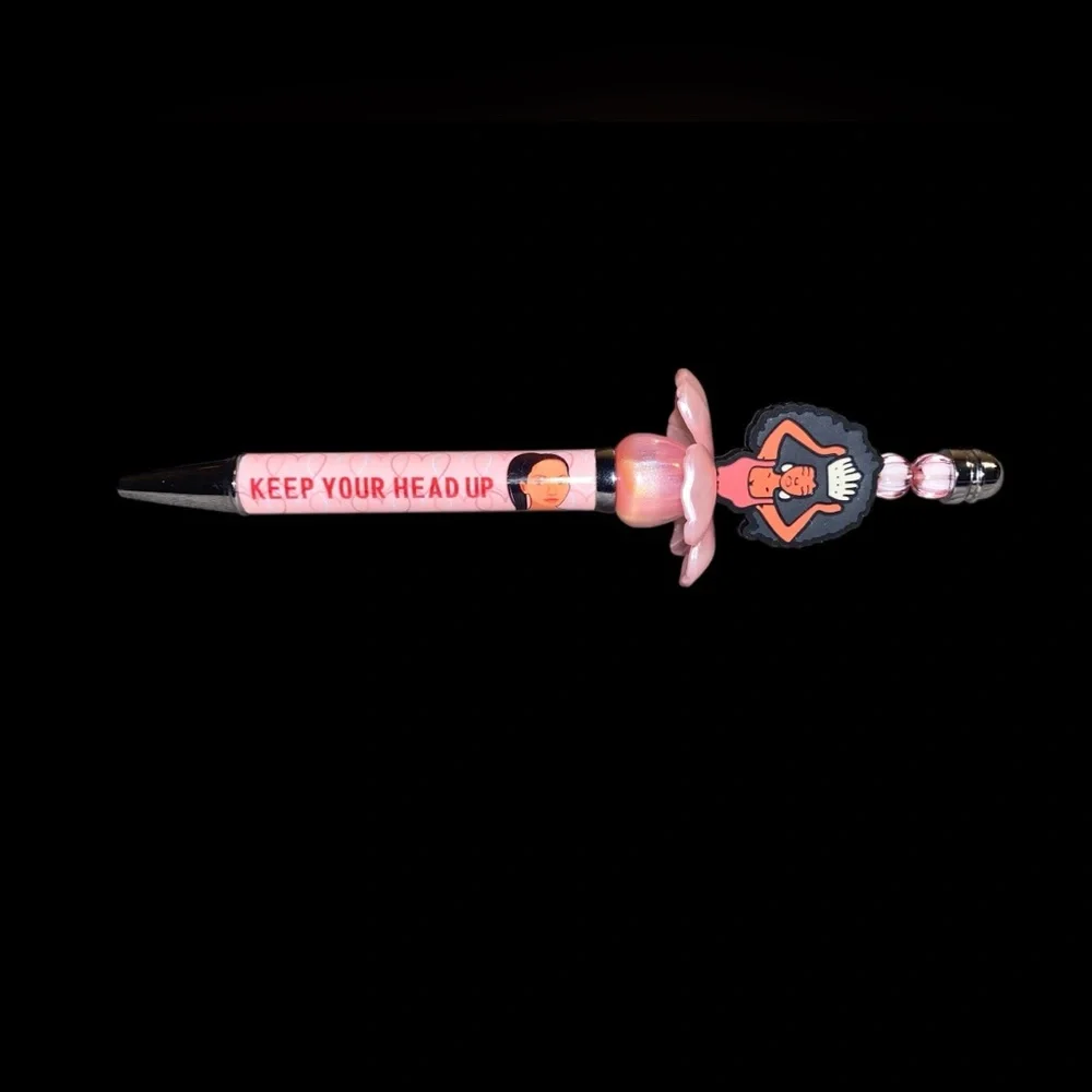 “Keep Your Head Up” Decorative Pen with Inspirational Design